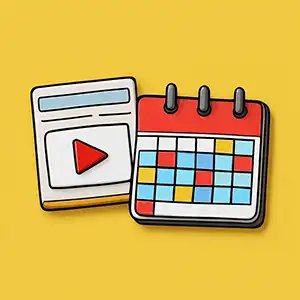 youtube schedule